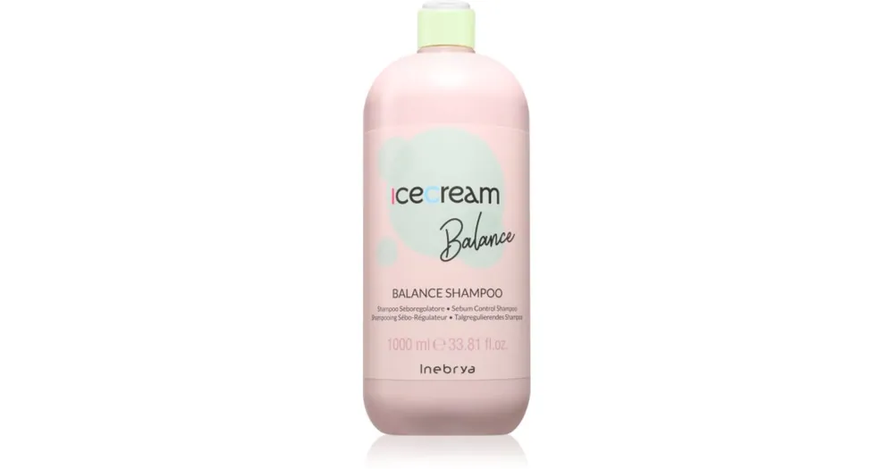 InebryaIce Cream Balance Shampoo sampon zsíros hajra Vedd meg online