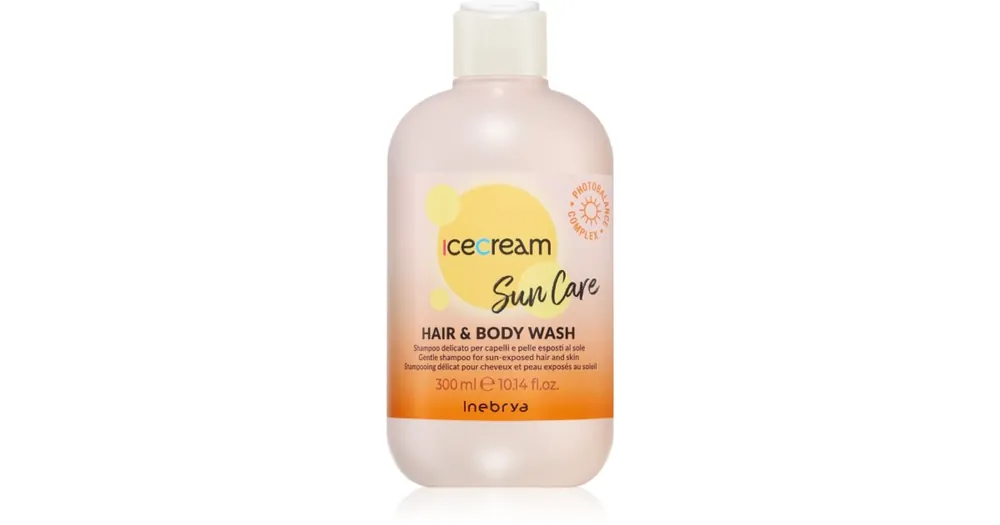 Biztonságos fizetés InebryaSun Care Hair & Body Wash finom állagú sampon testre és hajra