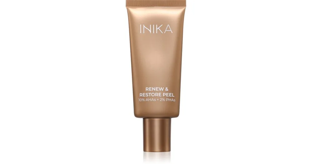 Végkiárusítás INIKA OrganicRenew + Restore Peel élénkítő peelinges maszk A.H.A.-val (Alpha Hydroxy Acids)