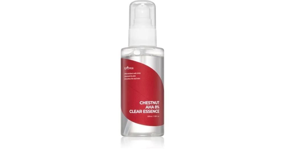 IsntreeChestnut AHA 8% Clear Essence arcmegújító esszencia A.H.A.-val (Alpha Hydroxy Acids) Gyors szállítás