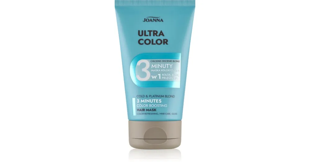 Expressz szállítás JoannaUltra Color Cold Platinum Blond Shades 3 Minutes tonizáló kondicionáló
