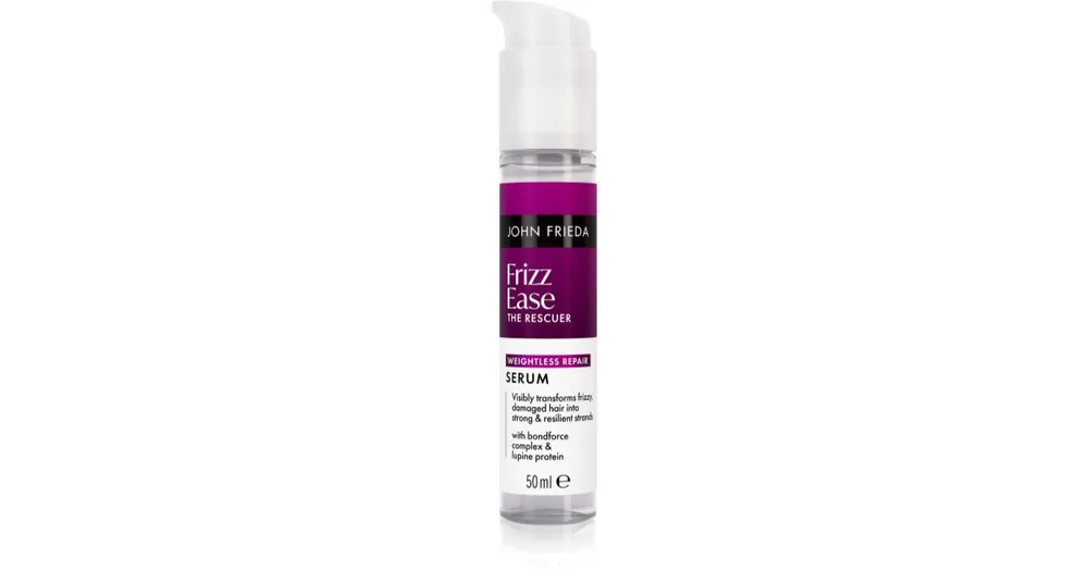John FriedaFrizz Ease The Rescuer Weightless Repair Serum erősítő szérum a károsult hajra Biztonságos fizetés