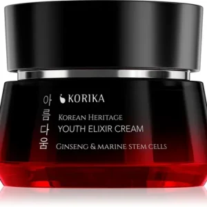 Népszerű KORIKAKorean Heritage Ginseng & Marine Stem Cells Youth Elixir Cream tápláló antioxidáns krém a bőr fiatalításáért
