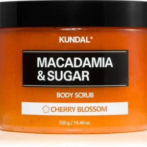 Gyors szállítás KUNDALMacadamia & Sugar Cherry Blossom cukros peeling bambuszvajjal