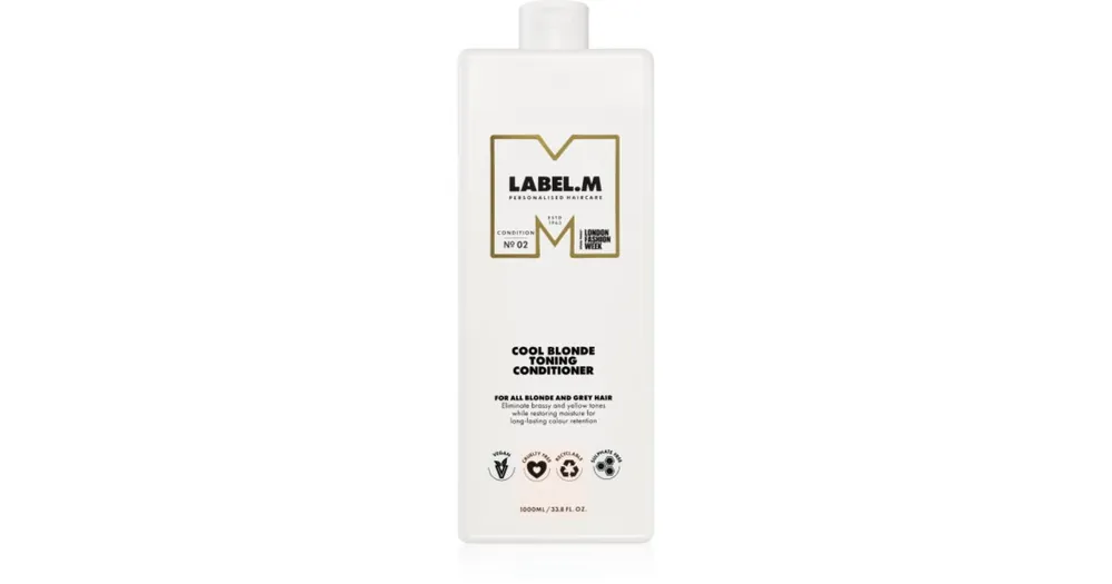 Outlet label.mCool Blonde Conditioner hidratáló kondicionáló semlegesíti a sárgás tónusokat