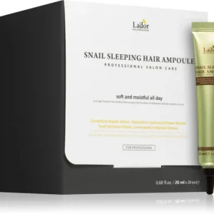 Legnépszerűbb La‘dorSnail Sleeping Hair Ampoule éjszakai ampullák az egészséges és gyönyörű hajért
