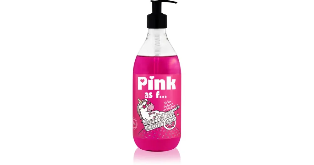 Olcsóbb LaQShots! Pink As F... energizáló tusfürdő gél