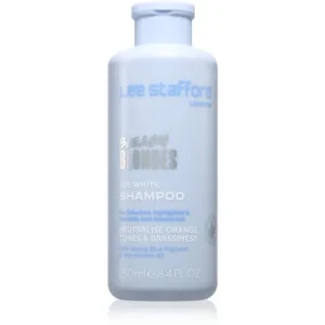 Végkiárusítás Lee StaffordBleach Blondes Ice White neutralizáló ezüst sampon a szőke és melírozott hajra