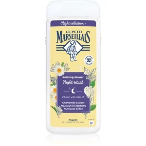 Le Petit MarseillaisNight Collection Chamomile & Elder relaxáló tusfürdő gél Kiárusítás