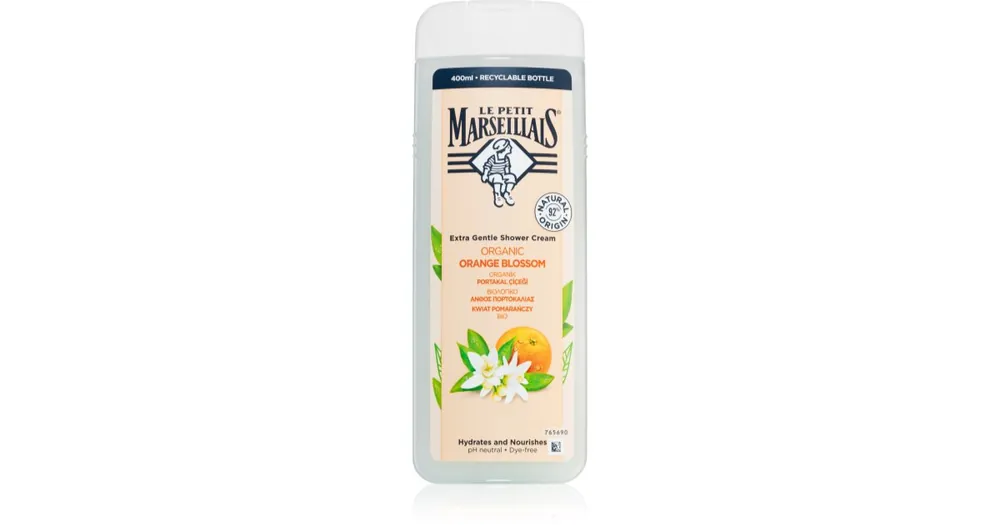 Szuper ajánlat Le Petit MarseillaisOrganic Orange Blossom krémes tusoló gél