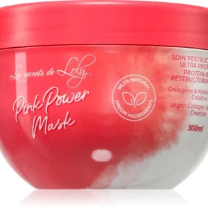 Les Secrets De LolyPink Power Mask megújító maszk a hullámos és göndör hajra Legnépszerűbb