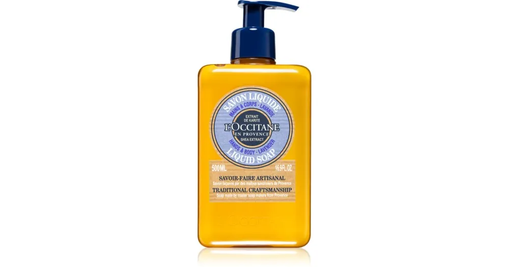 L’OccitaneKarité Lavender Liquid Soap folyékony szappan bambuszvajjal Gyors kiszállítás