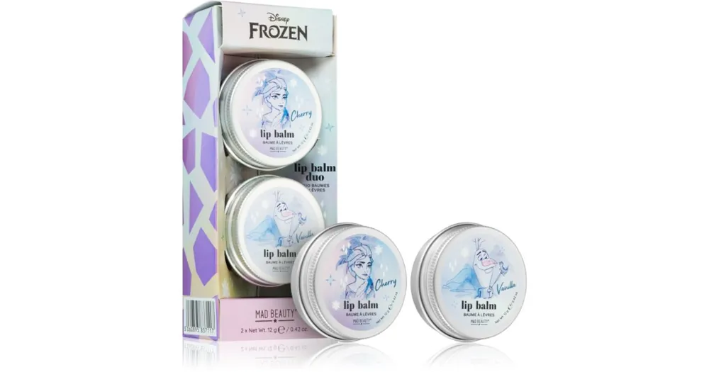 Mad BeautyFrozen tápláló és hidratáló ajakbalzsam duo Azonnali szállítás