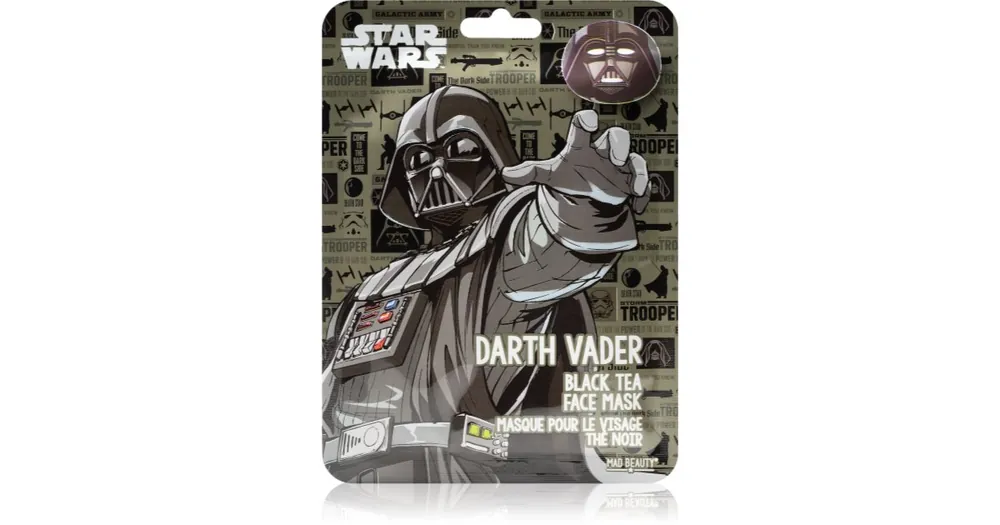 Különleges ajánlat Mad BeautyStar Wars Darth Vader arcmaszk teafa kivonattal