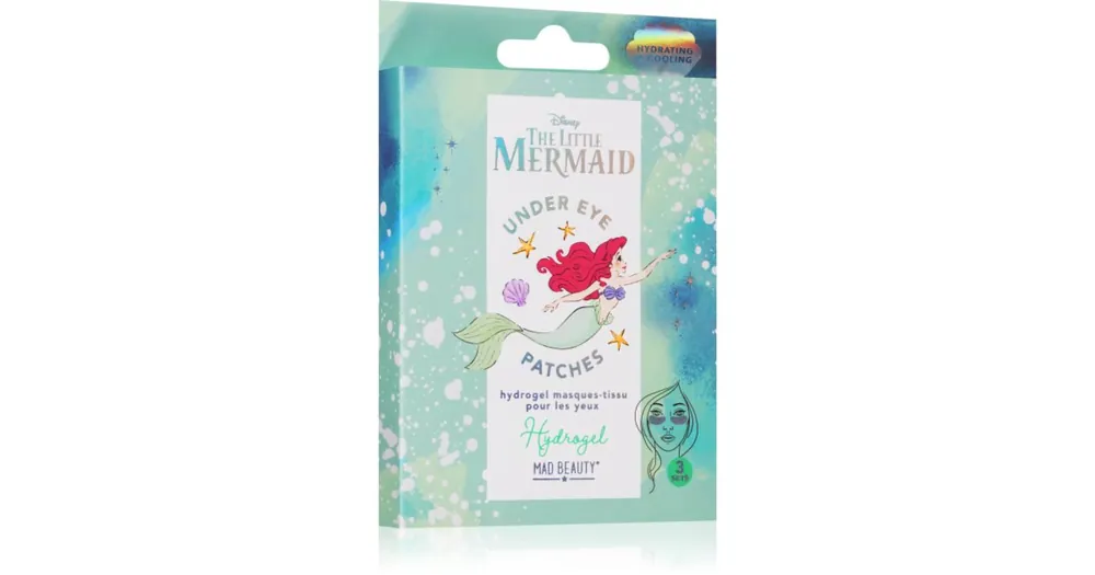 Mad BeautyThe Little Mermaid hidratáló és világosító maszk a szem köré Korlátozott ajánlat