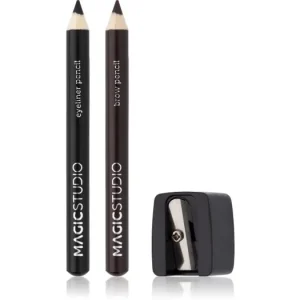 Magic studioEyeliner Pencil Brow & Sharpener szett szem és szemöldök számára Utolsó esély