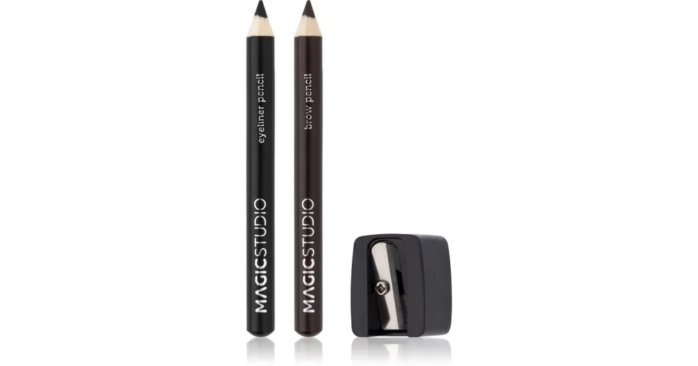 Magic studioEyeliner Pencil Brow & Sharpener szett szem és szemöldök számára Utolsó esély