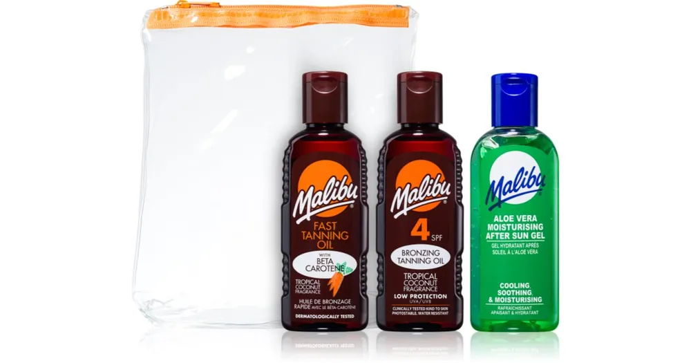 Kiárusítás MalibuTravel Set ajándékszett napozáshoz