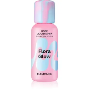 Nézd meg most MAMONDEFlora Glow Rose Liquid Mask hidratáló arcmaszk hámlasztó hatással