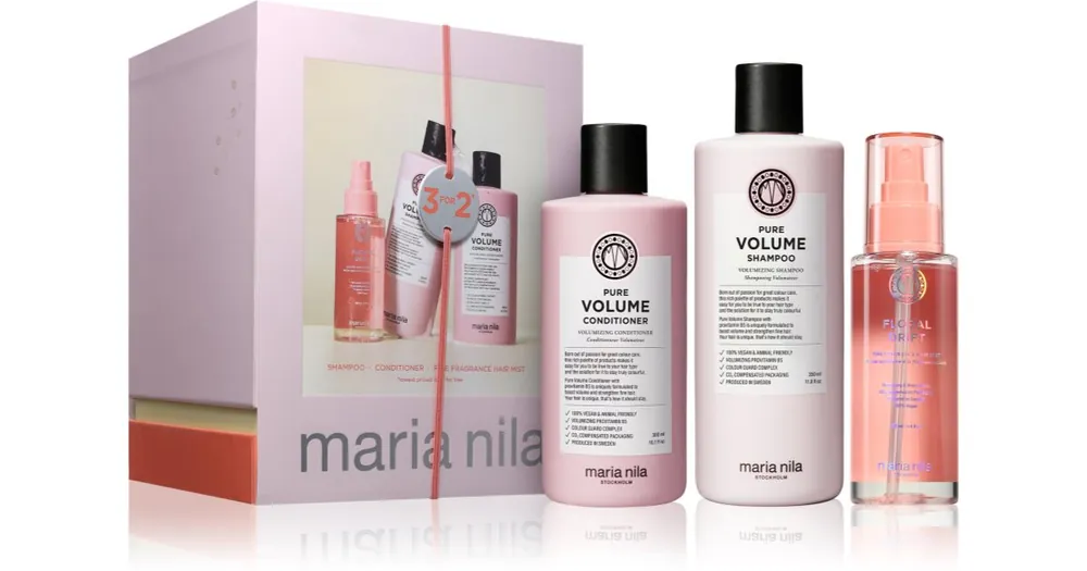 Maria NilaPure Volume Holiday Box ajándékszett a hajtérfogat növelésére Vedd meg online