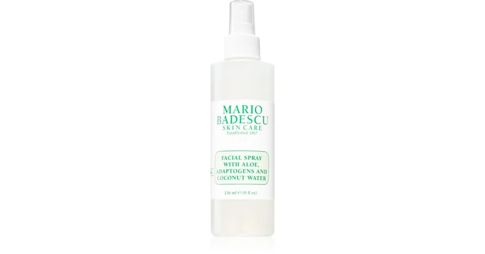 Mario BadescuFacial Spray with Aloe, Adaptogens and Coconut Water Frissítő permet normál és száraz bőrre Alacsony ár