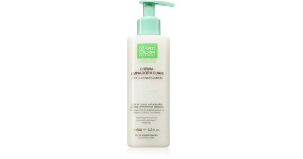 Korlátozott ajánlat MartiDermAcniover Soft Cleansing Cream tisztító krém az aknéra hajlamos érzékeny bőrre