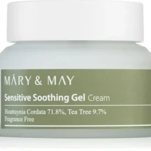 Gyors szállítás Mary&MaySensitive Soothing Gel Cream gyengéd és hidratáló géles krém az érzékeny bőr megnyugtatásához és erősítéséhez