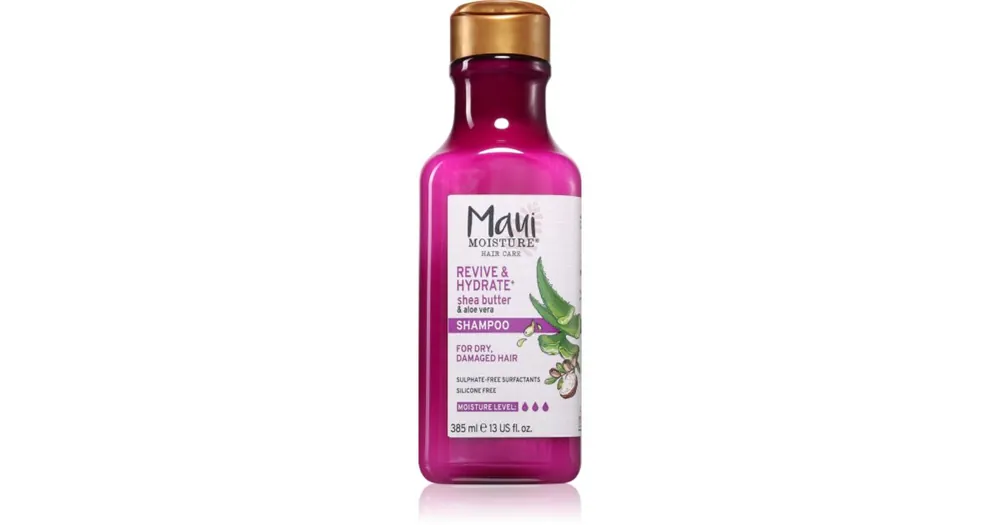 Maui MoistureRevive & Hydrate + Shea Butter & Aloe Vera hidratáló és revitalizáló sampon száraz és sérült hajra Biztonságos fizetés