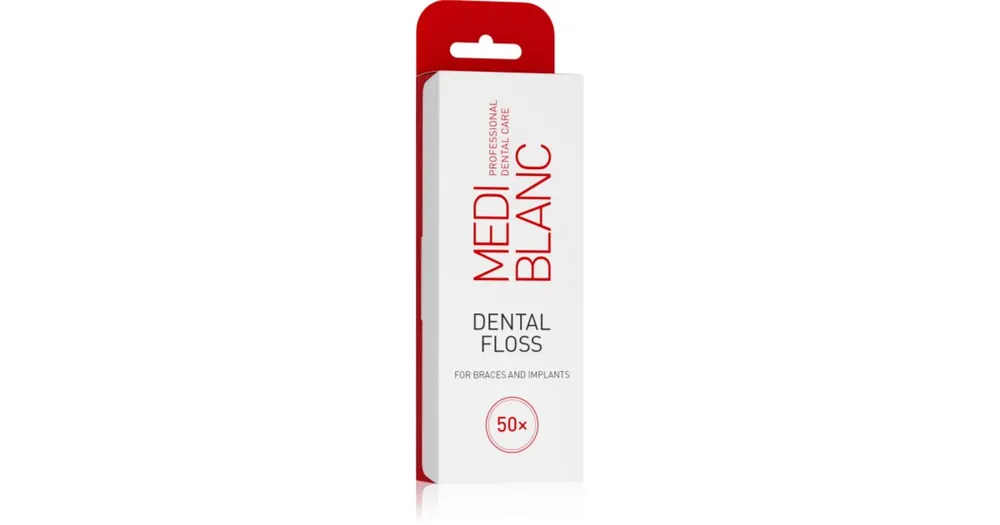 MEDIBLANCDental Floss For Braces fogselyem fogszabályzó és implantátumok tisztításához Akciós ár