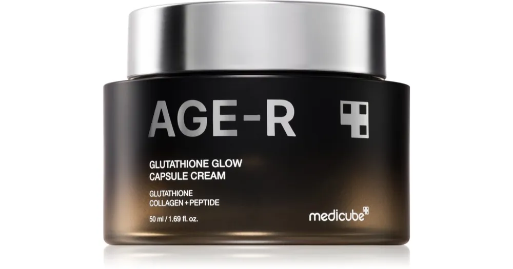 Újdonság medicubeAge-R Glutathione Glow Capsule Cream intenzív ránctalanító krém élénk és hidratált bőr