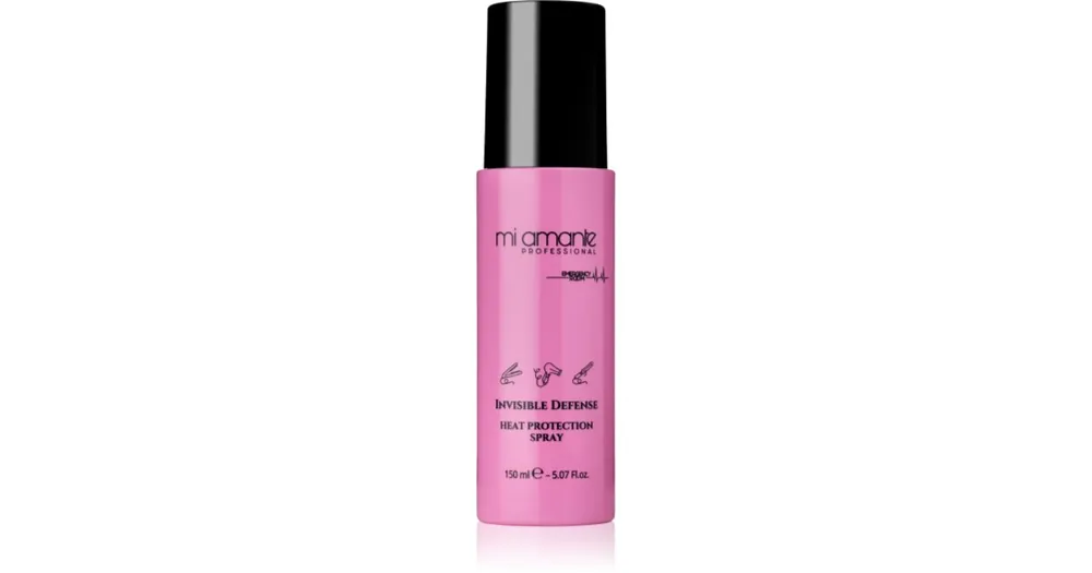 Kedvezmény Mi Amante ProfessionalEmergency Room Invisible Defense Heat Protection Spray hővédő spray hajsütővassal és hajvasalóval kezelt hajra