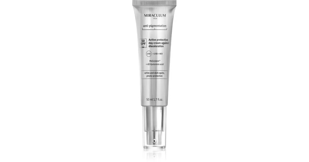 MiraculumAnti- Pigmentation SPF 50 ápoló nappali krém a pigment foltok ellen Utolsó esély