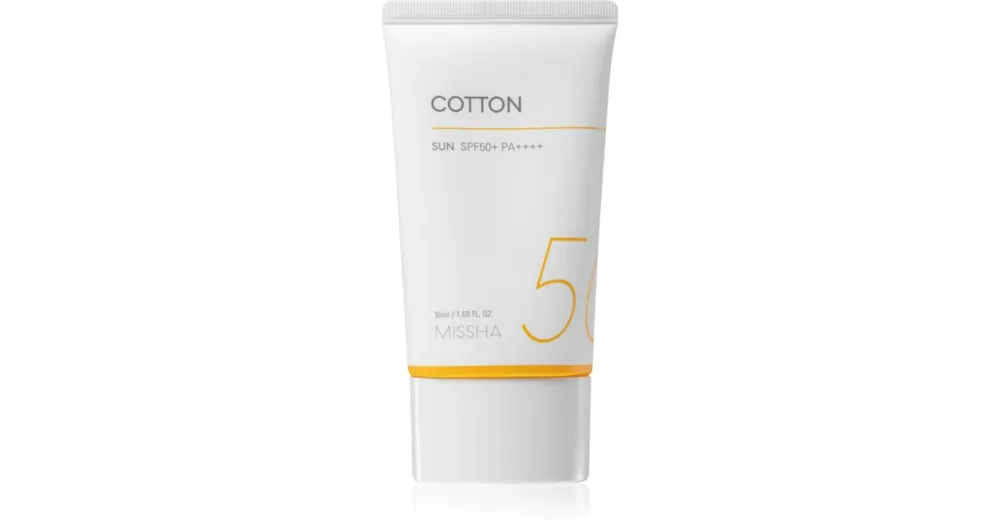 Azonnali szállítás MisshaAll Around Safe Block Cotton Sun napozó krém SPF50+ az érzékeny és allergiás bőrre
