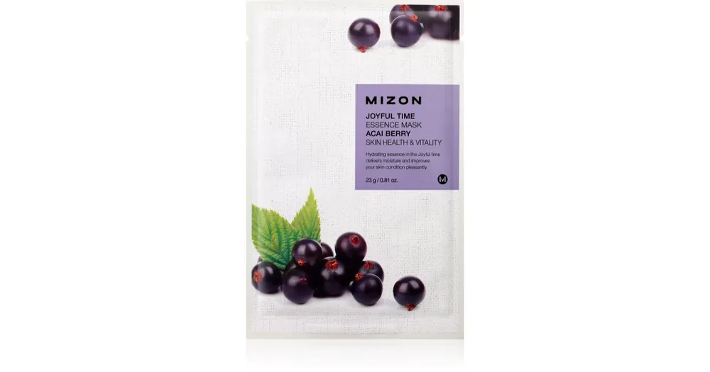 Expressz kézbesítés MizonJoyful Time Acai Berry szövet arcmaszk az arcbőr élénkítésére és vitalitásáért