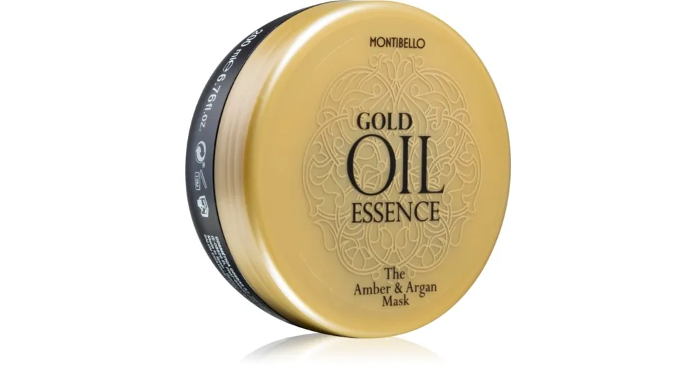 MontibelloGold Oil Amber & Argan Mask revitalizáló maszk hajra Szuper akció