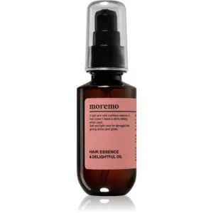 Különleges ajánlat moremoHair Essence Delightful Oil könnyű olaj a száraz hajvégekre