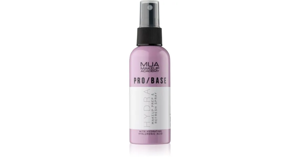 MUA Makeup AcademyPRO/BASE Hydra smink fixáló spray arcra hialuronsavval Árcsökkenés