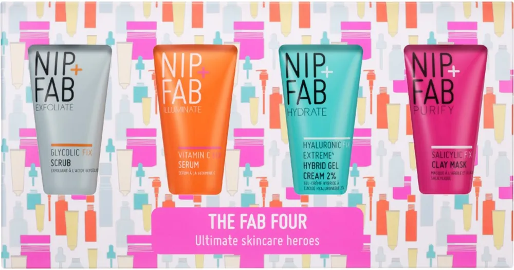 NIP+FABThe Fab Four Best Sellers Mix arcápoló szett Outlet