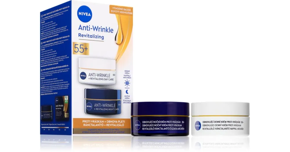 Szuper akció NIVEAAnti-Wrinkle Revitalizing takarékos kiszerelés a ráncok ellen 55+