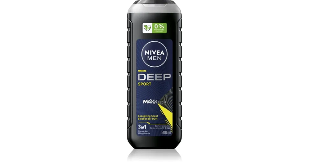 Akciós ár NIVEAMEN Deep Sport energizáló tusfürdő gél uraknak