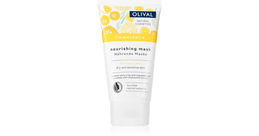 OlivalImmortelle Nourishing Mask tápláló maszk az érzékeny száraz bőrre Végkiárusítás