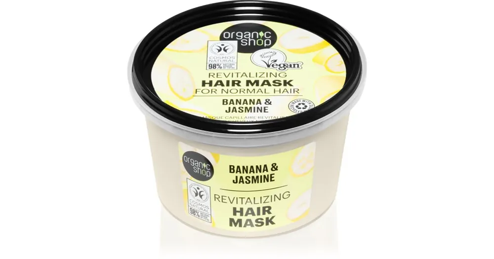 Organic ShopBanana & Jasmine haj maszk dús hatásért Ajánlat