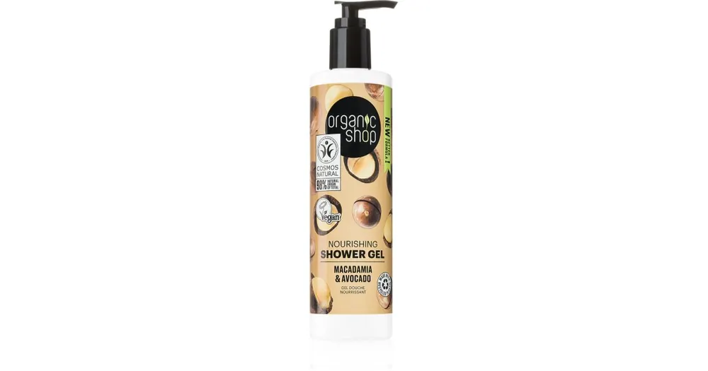 Árengedmény Organic ShopMacadamia & Avocado tápláló tusoló gél
