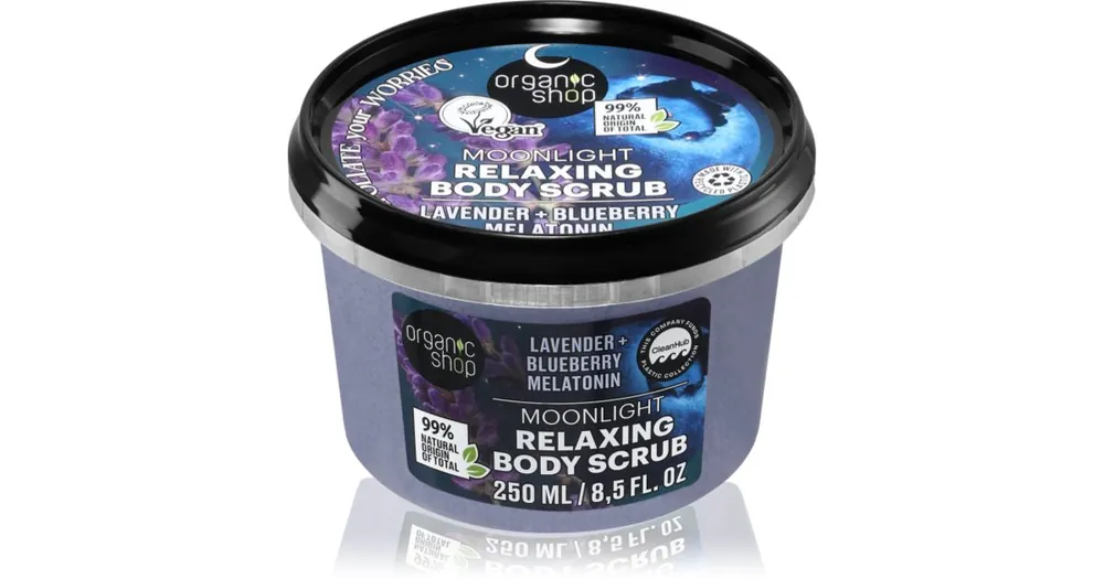 Organic ShopSleeping Exfoliate Your Worries testpeeling nyugtató hatás Kiárusítás