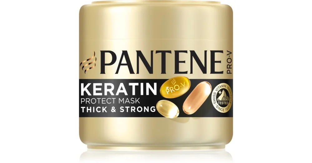 Kedvezményes ár PantenePro-V Thick&Strong intenzív pakolás hajra keratinnal