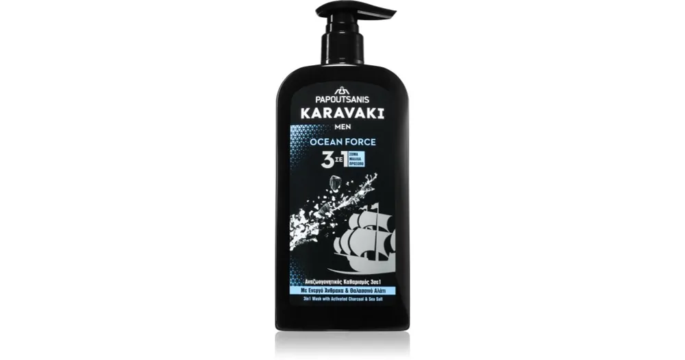PAPOUTSANISKaravaki Ocean Force tisztító gél 3 in 1 Biztonságos fizetés
