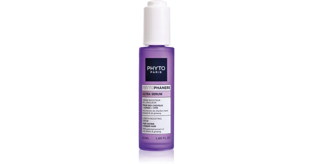 PhytoPhytoPhanere Ultra Length-Boosting Serum szérum a haj növekedéséért és megerősítéséért a hajtövektől kezdve Prémium