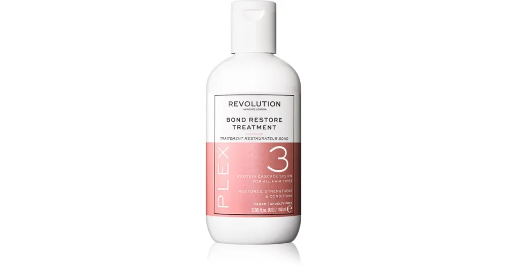 Revolution HaircarePlex No.3 Bond Restore Treatment intenzív hajkúra száraz és sérült hajra Legkelendőbb