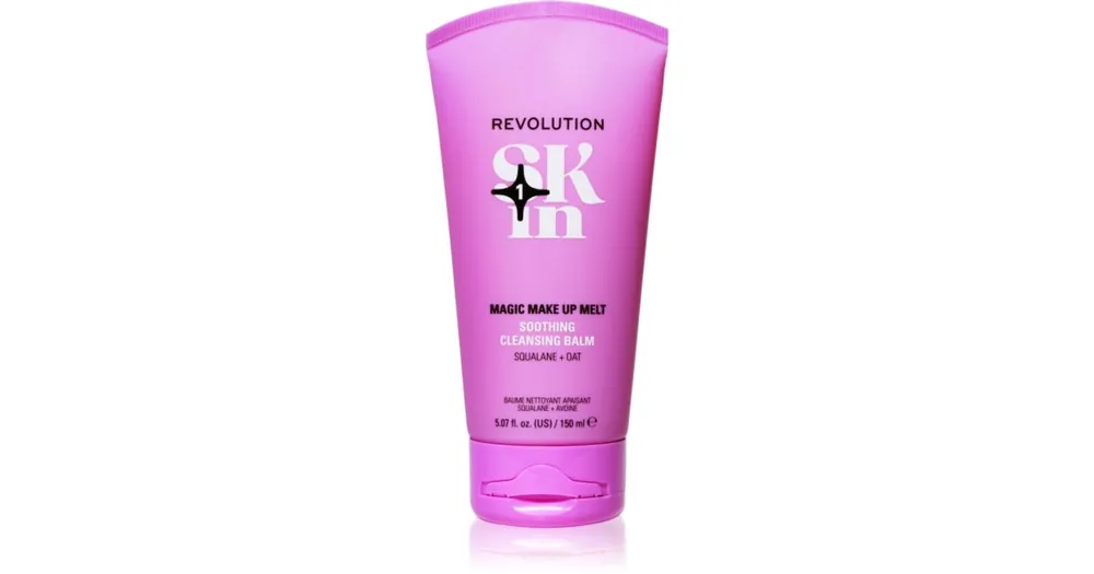 Szezonális akció Revolution SkincareGo Gentle Squalane & Oat Soothing Cleansing Balm Mélytisztító balzsam nyugtató hatással