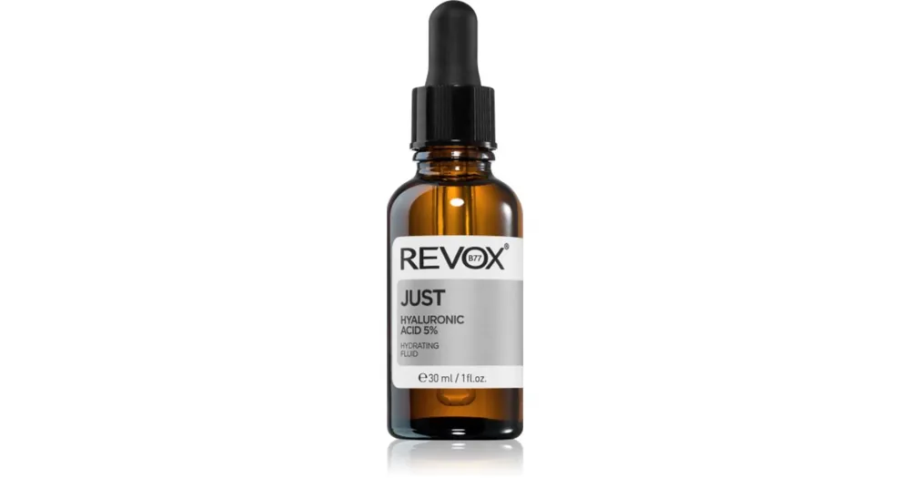 Revox B77JUST Hyaluronic Acid 5% hidratáló fluid az arcra és a nyakra Vásárlói kedvenc
